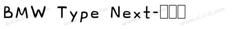 BMW Type Next字体转换